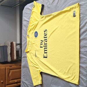 Nike 2017/18 PSG Yellow Away Jersey